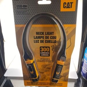 CAT Neck Light Unisex OS Black NEW CT7105 USB Rechargeable 300 Lumens Pivot